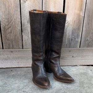 Leather Cowboy Boots - Made in Italy
